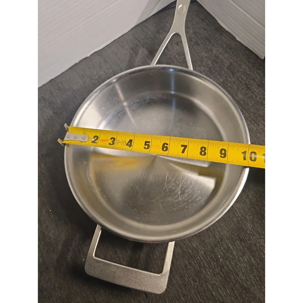 Demeyere Industry 5-Ply 4-qt Stainless Steel Deep Saute Pan 10 Inch